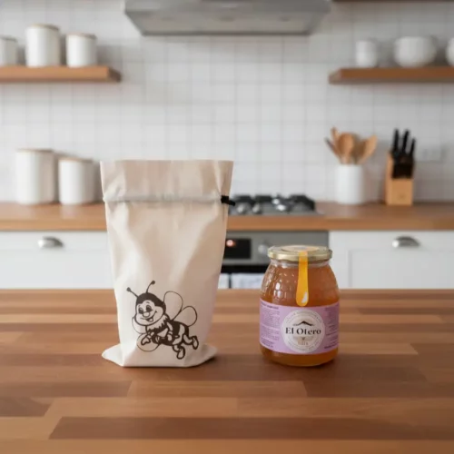 Tarro 1Kg Miel y Bolsa Abeja